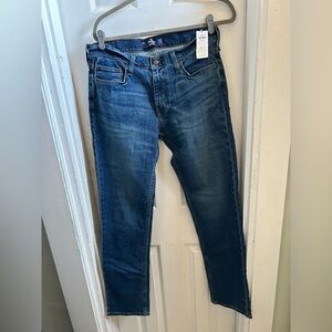 Men’s Hollister Slim Straight Epic Flex Denim Jeans 32W X 34L NEW